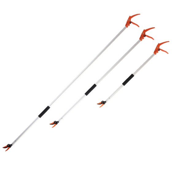Effortlessly Trim and Hold with Long Reach Bypass Pruner | KSEIBI