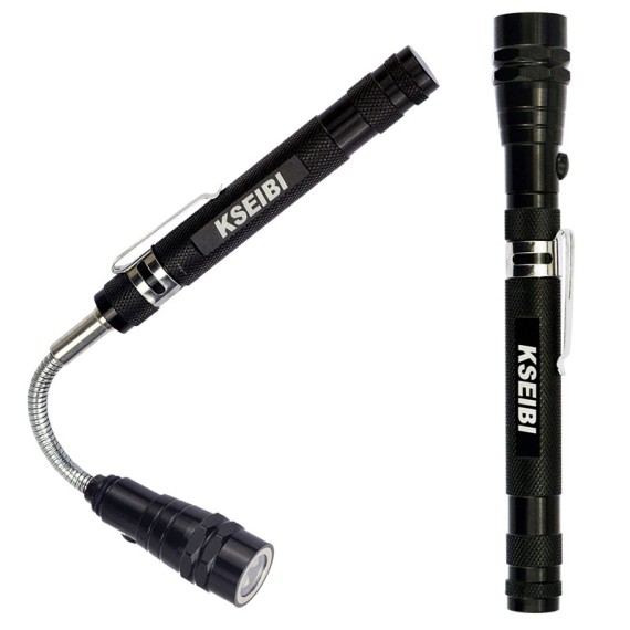 Explore in the Dark with our Extendable Magnetic LED Torch | KSEIBI