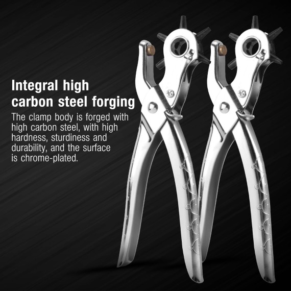 Durable Leather Punch Tool for Precise Hole Punching | KSEIBI