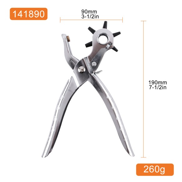 Perforadora de cuero resistente y precisa para manualidades | KSEIBI