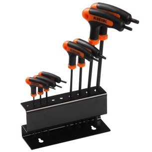 طقم مفاتيح نجمية (Torx) وأمان (Tamperproof) L مزدوج (7 قطع)