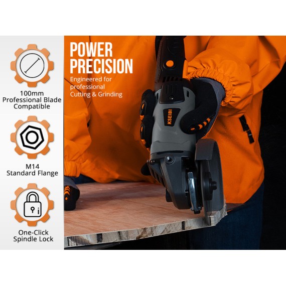 Smerigliatrice angolare 125 mm 950W: recensioni e prezzi | KSEIBI