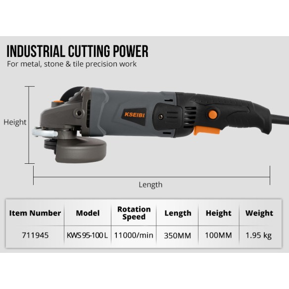 Rectificator unghiular profesional pentru prelucrare eficientă | KSEIBI