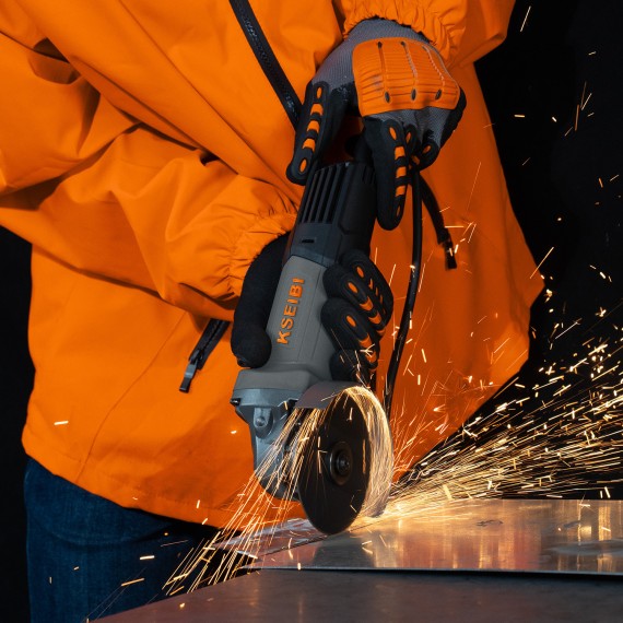 High-performance 100mm Angle Grinder for Precision Cutting and Grinding | KSEIBI
