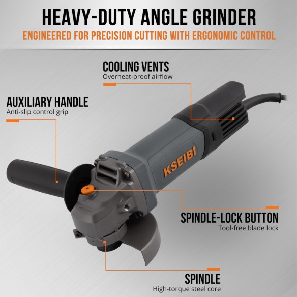 Meuleuse d'angle KWS 71-100 | Puissante et compacte | KSEIBI