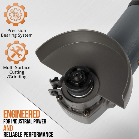 Rebarbadora Angular Kws 71-100: Potência de 750w e Disco de 100mm | KSEIBI