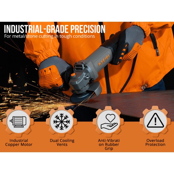 Masina de slefuit unghiulara KWS 71-100 pentru slefuire eficienta | KSEIBI