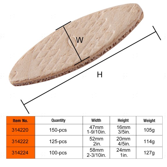 Biscuit d'assemblage de haute qualité pour menuiserie | KSEIBI