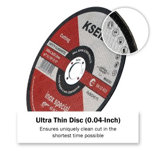 Disques de coupe haute qualité pour inox | KSEIBI 2