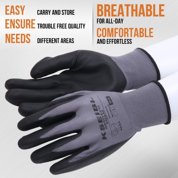 Gants industriels de haute qualité pour travaux difficiles | KSEIBI