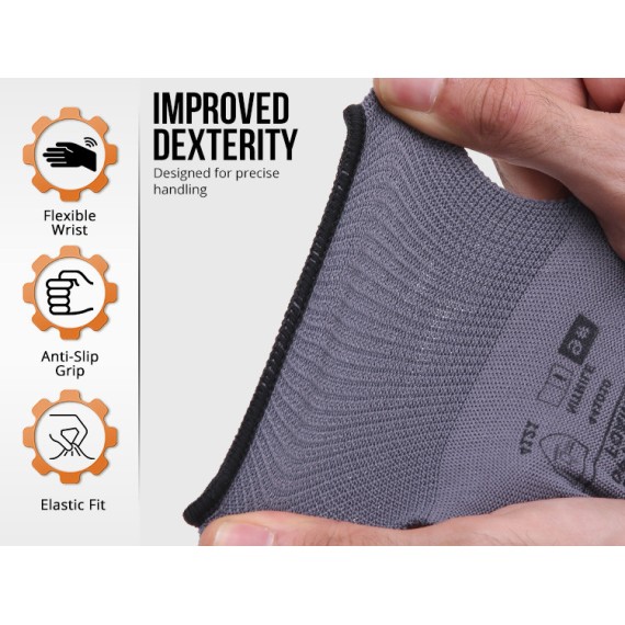 Gants industriels de haute qualité pour travaux difficiles | KSEIBI