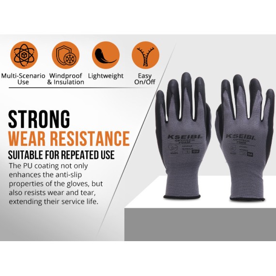 Guantes industriales de alta calidad para trabajos pesados | KSEIBI