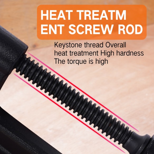 ملزمة صناعية عالية الجودة | تصميم على شكل G لأدوات العمل | KSEIBI