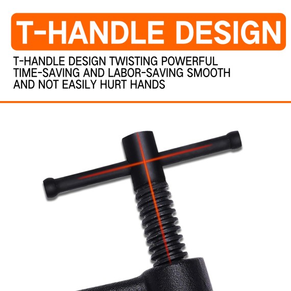 Heavy-Duty Industrial G-Clamp for Precision Work | KSEIBI