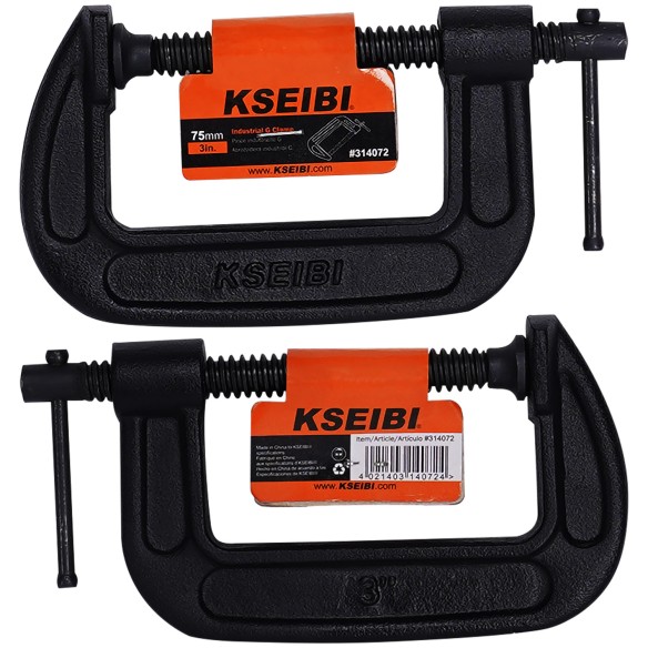 Heavy-Duty Industrial G-Clamp for Precision Work | KSEIBI