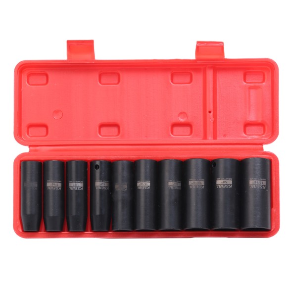 Set di bussole a impatto profonde 1/2" di alta qualità | KSEIBI