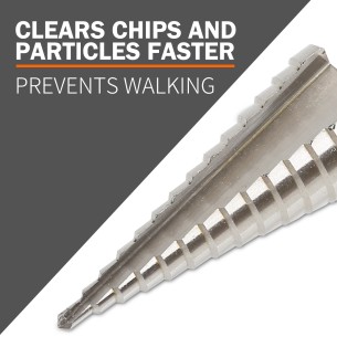 High-Quality HSS Step Drill Bits Set for Precision Drilling | KSEIBI 2