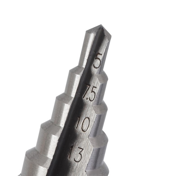 Conjunto de Brocas de Etapas HSS para Metal e Madeira | KSEIBI