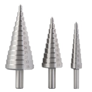 High-Speed Steel Step Drill Bits Set in Iron Box | KSEIBI 2