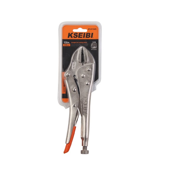 Versatile Straight Jaw Locking Plier With Wire Cutter for Easy DIY Projects | KSEIBI