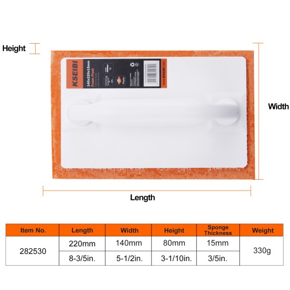 Espátula de Espuma: Ideal para Pintura em Geral | KSEIBI