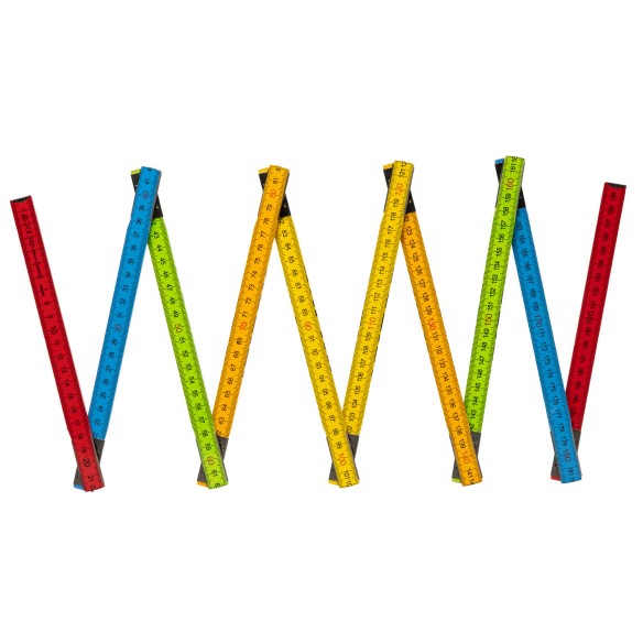 "Premium Wooden Folding Ruler for Accurate Measurements | KSEIBI"