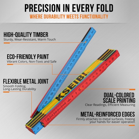 Αγοράστε τον καλύτερο ξύλινο αναδιπλούμενο κανόνα | KSEIBI