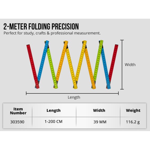 Règle pliante en bois de qualité supérieure | KSEIBI