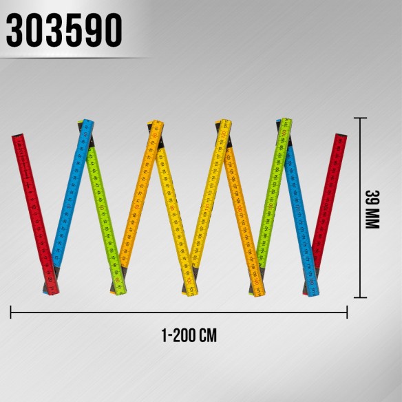 "Premium Wooden Folding Ruler for Accurate Measurements | KSEIBI"