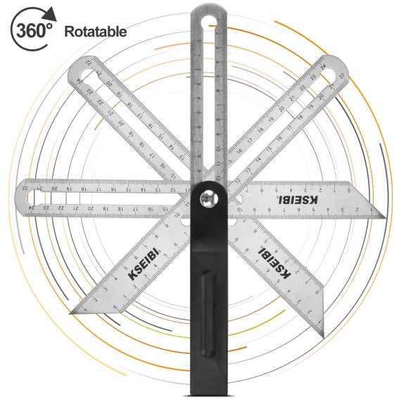 Règle à biseau coulissante pour bois - Outil de mesure précis et pratique | KSEIBI