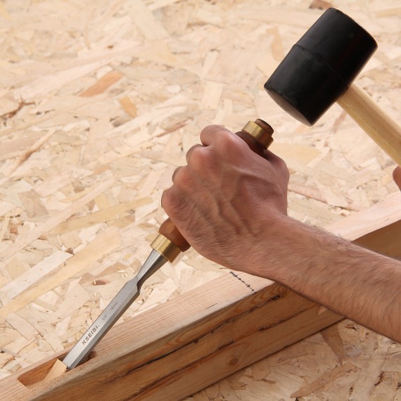 Set di scalpelli per legno di alta qualità | OPTIWOOD (4 pz.) 6-25 mm | KSEIBI