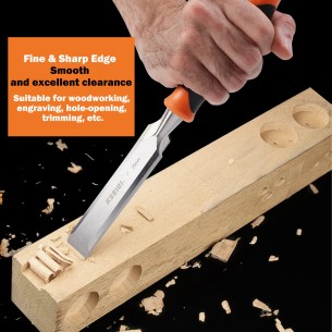 Premium Wood Chisel Set ProGrip for Precision Woodworking | KSEIBI 2