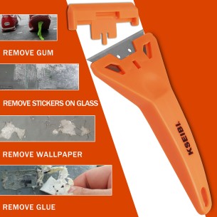 Raspador de ventana de plástico resistente para limpieza | KSEIBI 2