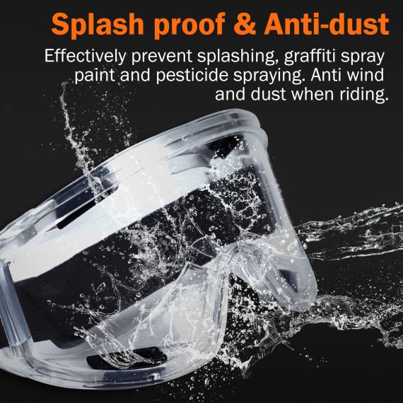 Wide-Vision Safety Goggle Clear Lens for Ultimate Protection | KSEIBI