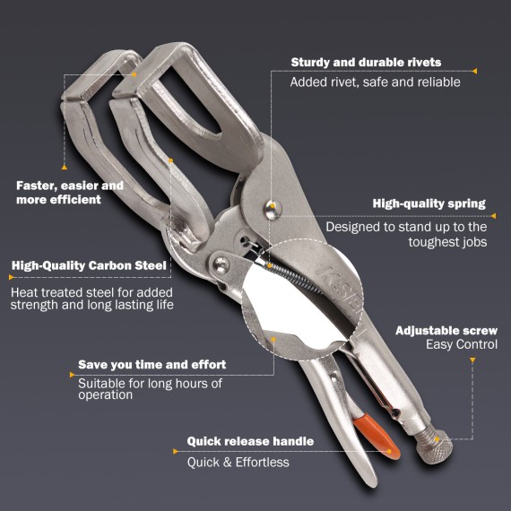 High-Quality Welding Locking Plier for Professionals | KSEIBI