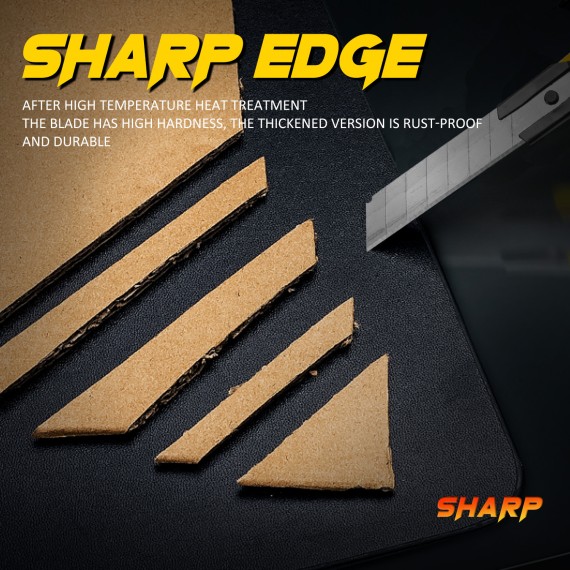 Durable and Ergonomic Utility Knife ProGrip - 18mm for Precision Cuts | KSEIBI
