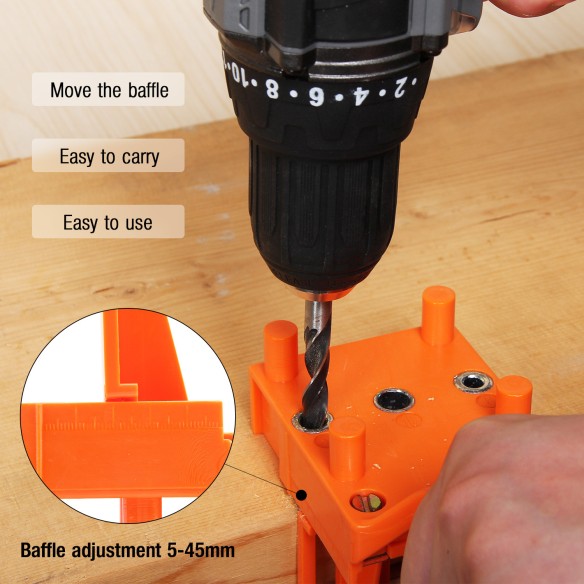 Premium Universal Dowel Jig Set for Precision Woodworking Projects | KSEIBI