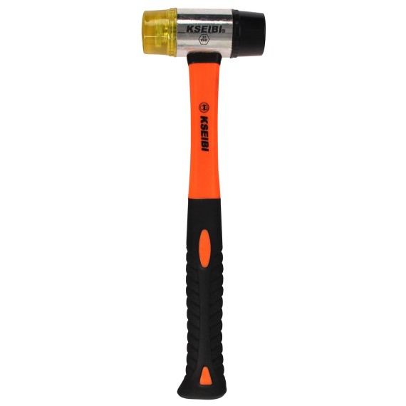 Maillet en caoutchouc double sens ProGrip pour travaux efficaces | KSEIBI