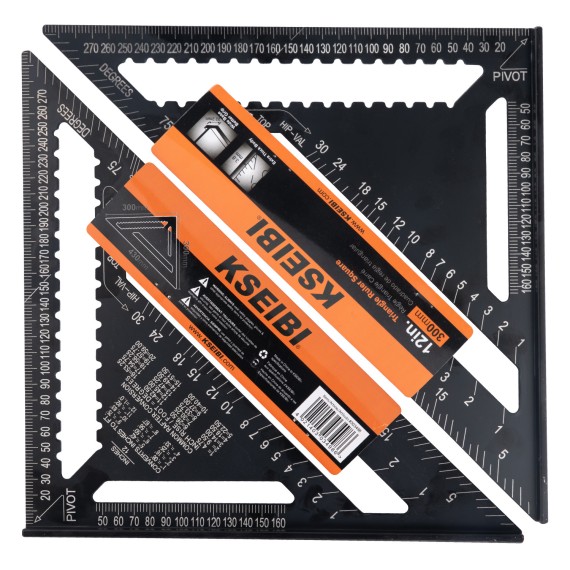 Règle triangulaire carrée pour dessin technique | KSEIBI