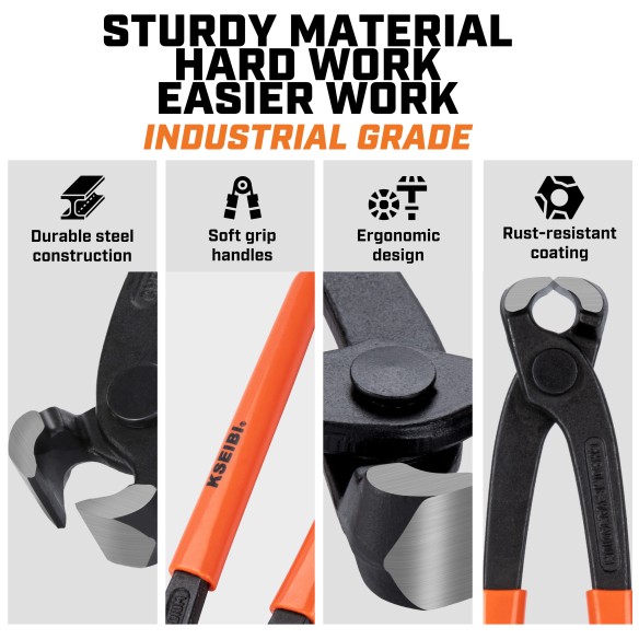 高品质 塔形钳顶切钳/PVC 选择指南 | KSEIBI