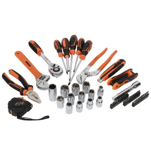 Ensemble d'outils de machiniste 62 pièces avec boîte à outils 3 compartiments | KSEIBI 2