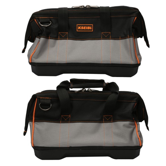 Durable Tool Bag with Plastic Base for Easy Transportation | KSEIBI