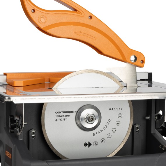 High-Powered 180mm Tile Saw for Precise Cuts | KSEIBI