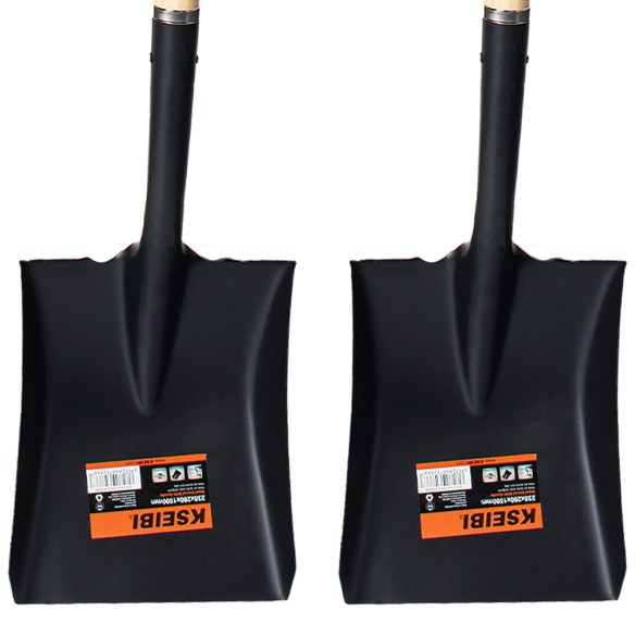 Durable Steel Shovel with Ergonomic Handle for Efficient Gardening | KSEIBI