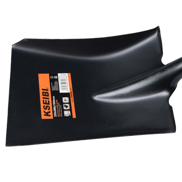 Pá de Aço com Cabo: Resistente e Durável para Trabalhos Pesados | KSEIBI