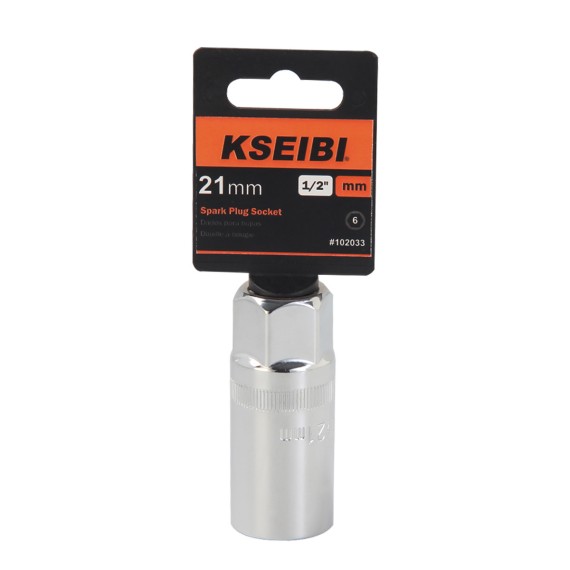 Zócalo para bujía 1/2": Herramienta resistente y duradera | KSEIBI