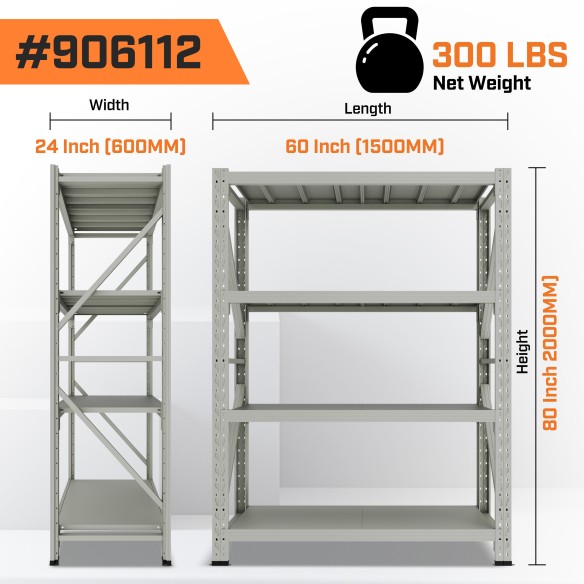 Storage Shelf 1.5m / White