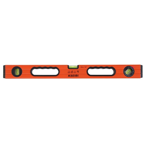 "Professional Precision Spirit Level with Three Vials for Accurate Measurements | KSEIBI"