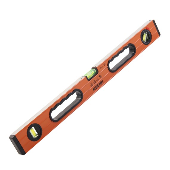 Professional Precision Spirit Level with Three Vials for Accurate Measurements | KSEIBI