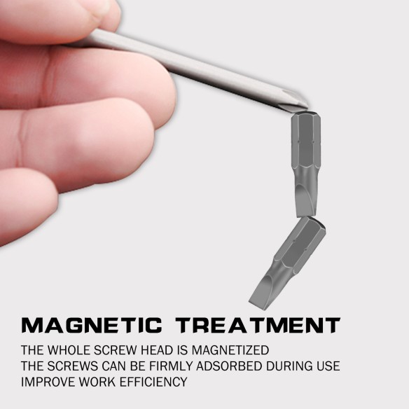 Innesto cacciavite quadrato 1/4" sq3 × 25 mm per lavori di precisione | KSEIBI